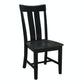 Cosmopolitan - Ava Chair in Coal & Black (Set of 2)