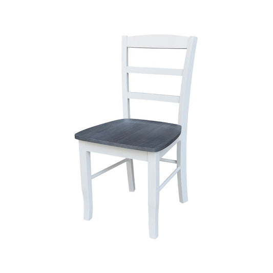 Dining Essentials - Madrid Chair in Heather Gray & White (Set of 2)