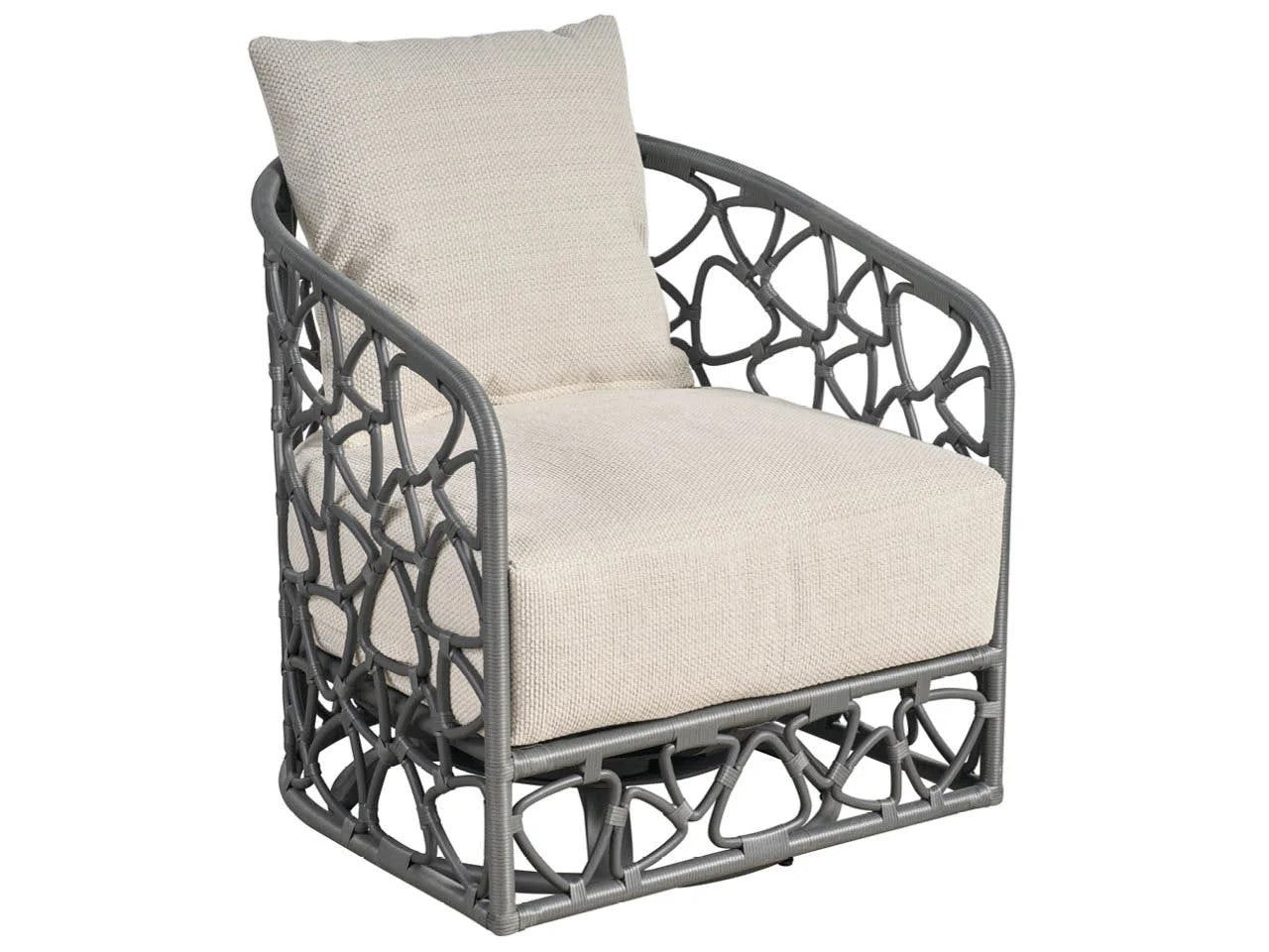 Universal - Pebble Swivel Chair Outdoor (Charcoal)