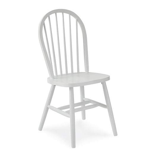 Dining Essentials - Windsor Chair in Pure White (Set of 2)