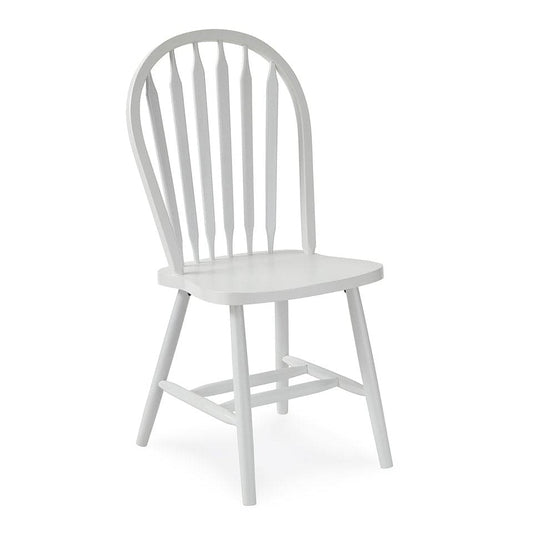 Dining Essentials - Windsor Arrowback Chair in Pure White (Set of 2)
