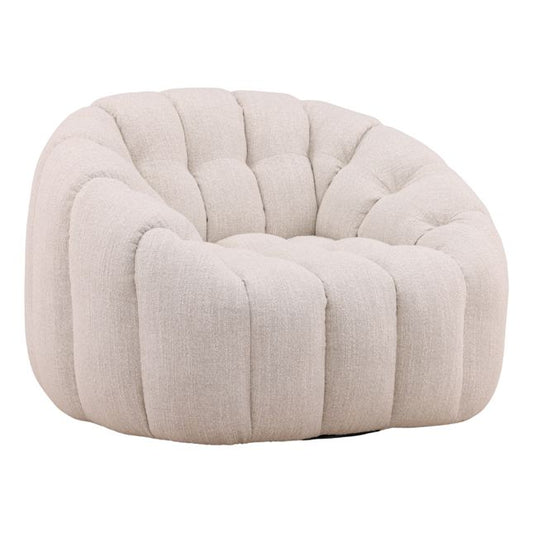 Rume Swivel Chair Cream