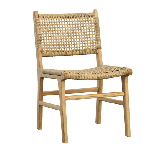 Dallas Outdoor Armless Dining Chair Nat