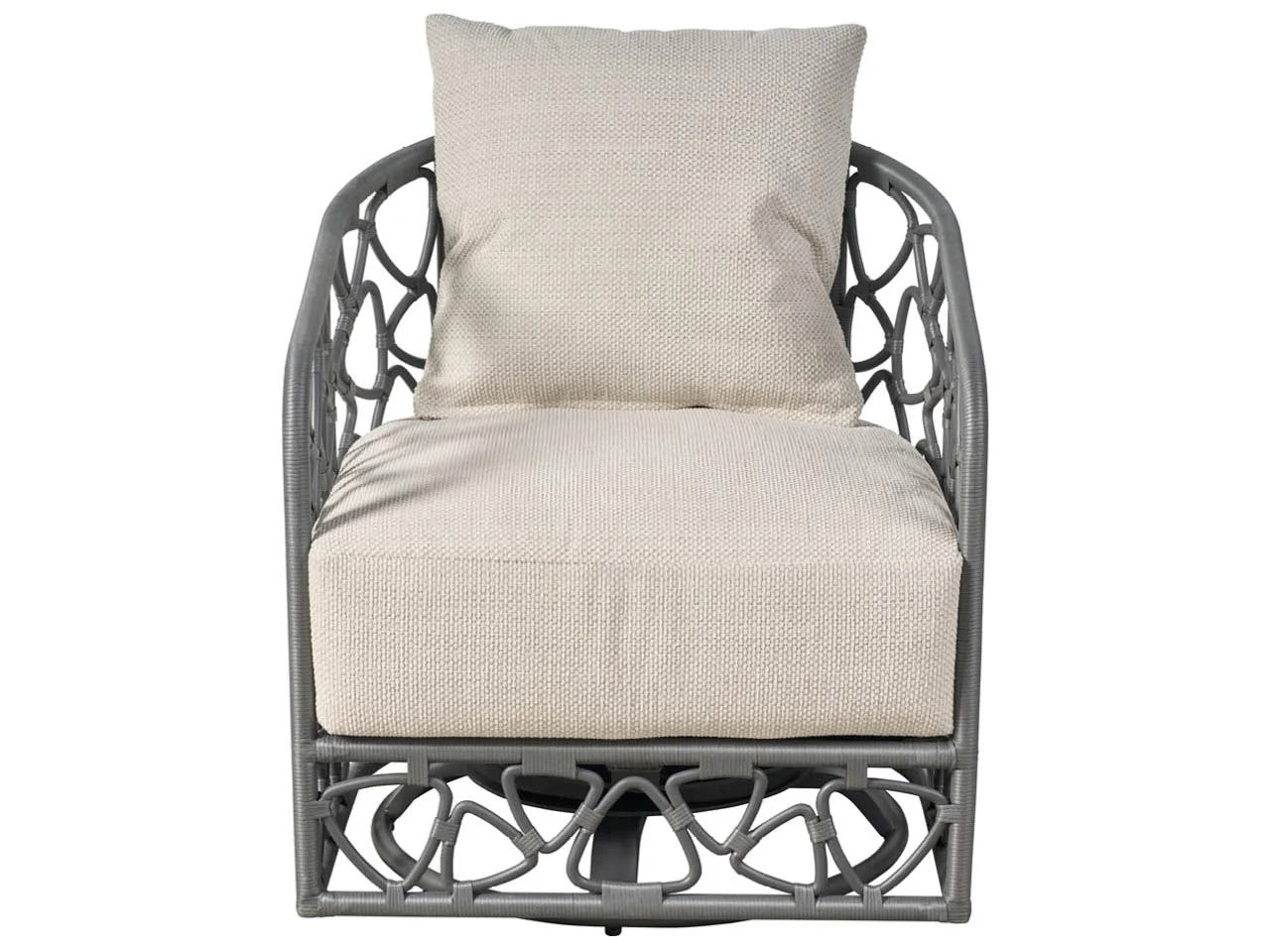 Universal - Pebble Swivel Chair Outdoor (Charcoal)