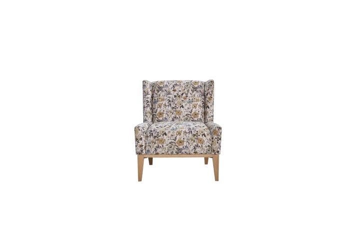 Pleasant Hill - Fog Modern Wing Chair