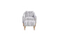Pleasant Hill - Cypress Accent Chair & Ottoman on Leg with Pillow