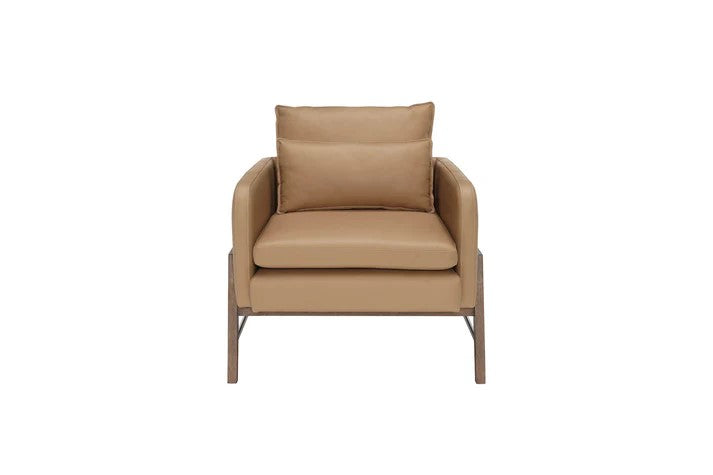 Elure - Hi-Leg Leather Accent Chair