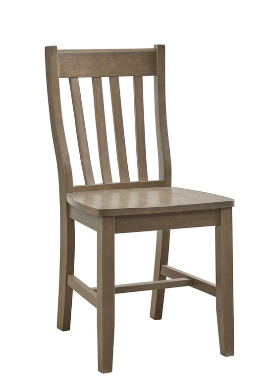 Dining Essentials - Cafe Chair in Taupe Gray (Set of 2)