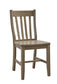 Dining Essentials - Cafe Chair in Taupe Gray (Set of 2)