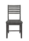 SoMa - Oblique Chair in Coal (Set of 2)