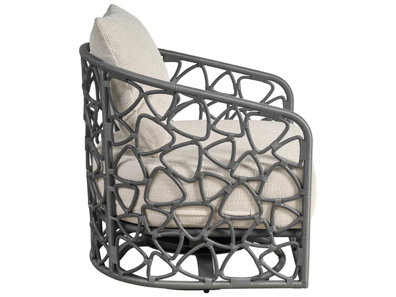 Universal - Pebble Swivel Chair Outdoor (Charcoal)