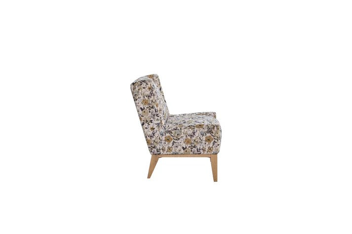 Pleasant Hill - Fog Modern Wing Chair