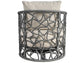 Universal - Pebble Swivel Chair Outdoor (Charcoal)
