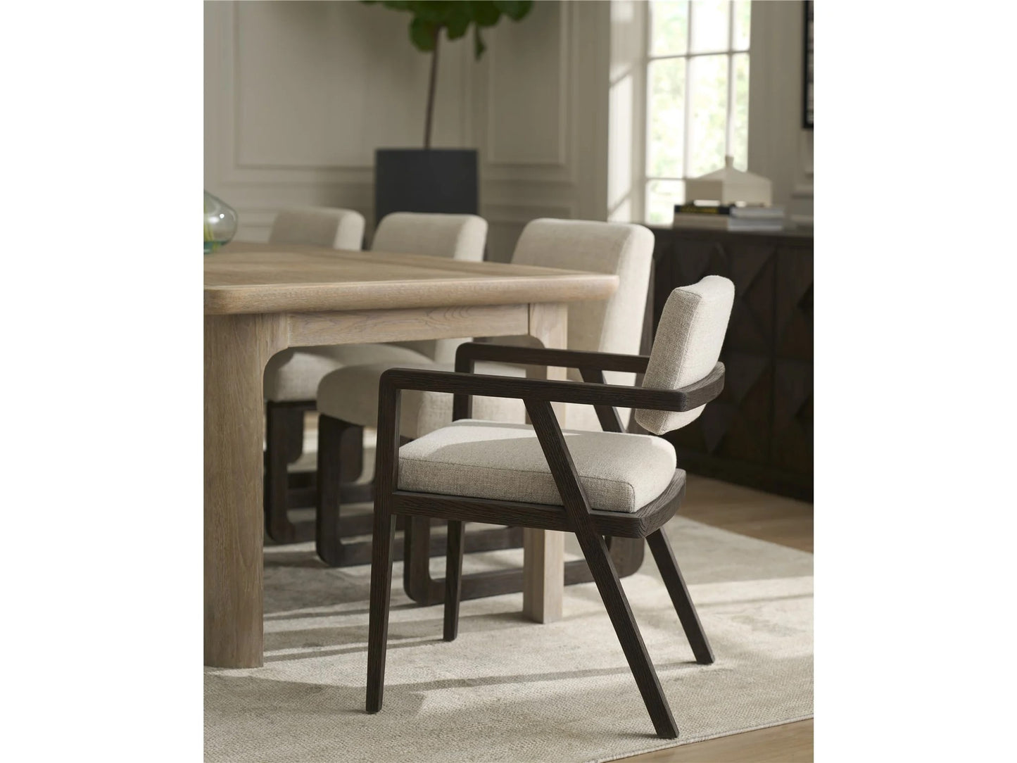 Universal - Sable & Desert-Modern Sable Arm Chair