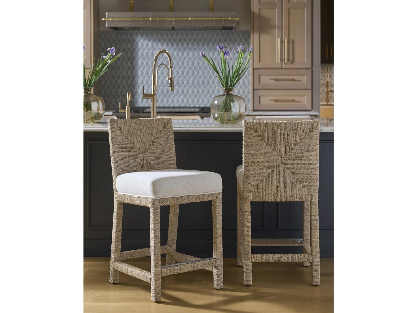 Universal - Oasis-Coastal Living Home Abaca Counter Chair