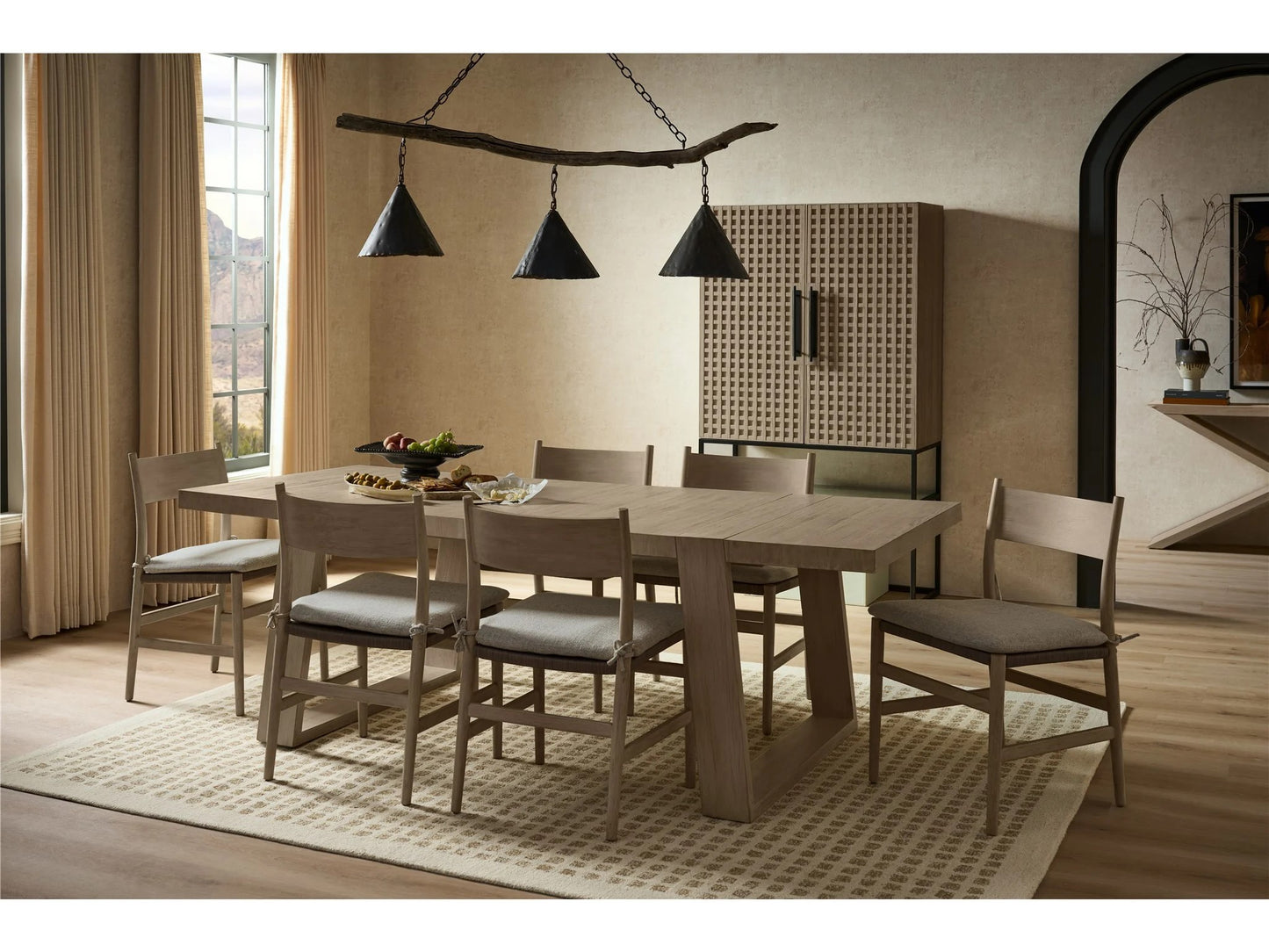 Universal - Dwell Boulder Wood Back Side Chair