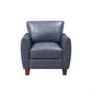 Leather Italia - Traverse Chair in Blue
