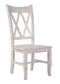 Hampton - Double X-Back Chair in Chalk (Set of 2)