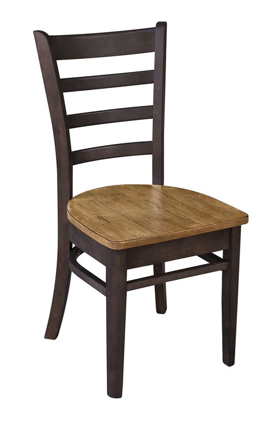 Dining Essentials - Emily Chair in Hickory & Coal (Set of 2)