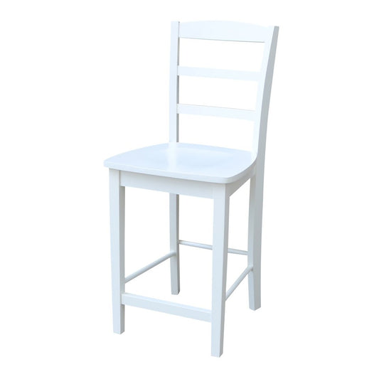 Dining Essentials - Madrid Stool in Pure White (Set of 2)