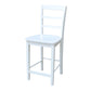 Dining Essentials - Madrid Stool in Pure White (Set of 2)