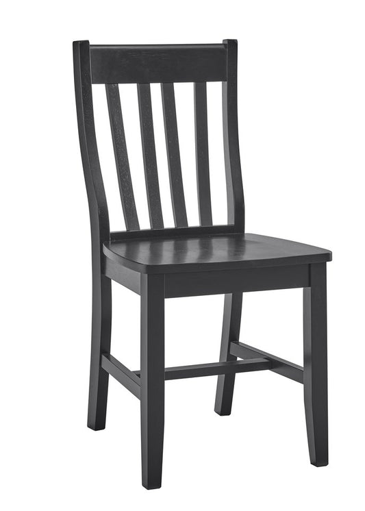 Dining Essentials - Cafe Chair in Black (Set of 2)