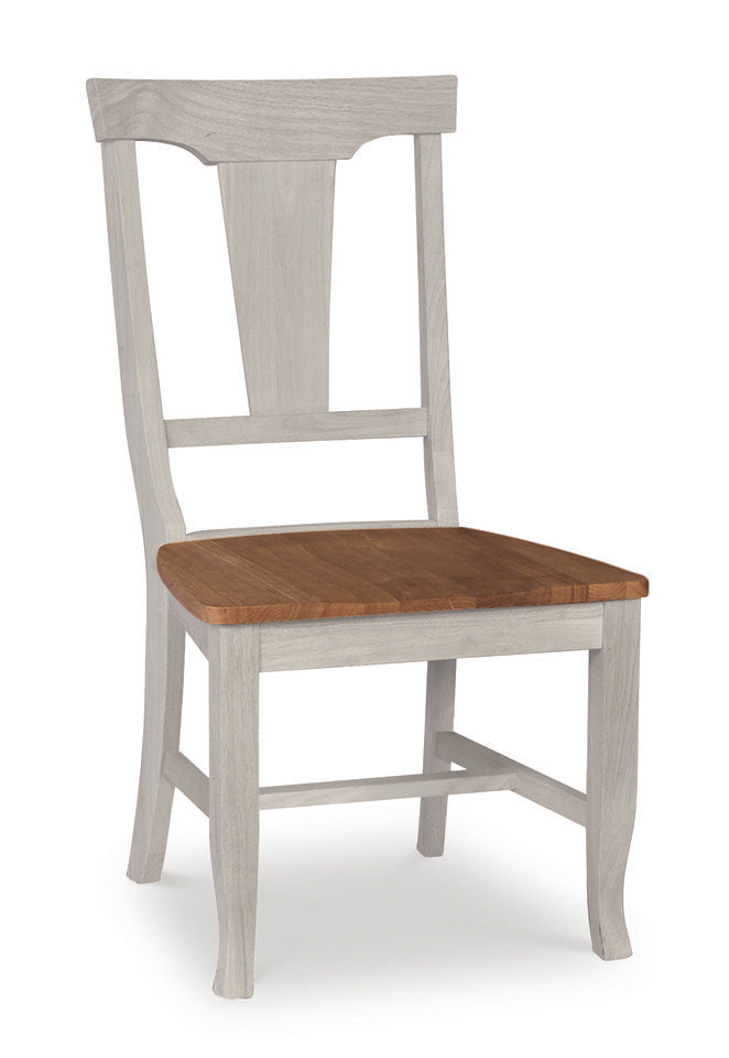 Vista - Panel Back Chair in Hickory & Shell