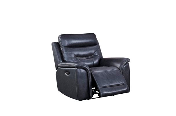 Leather Italia - Bullard P2 Recliner in Grey