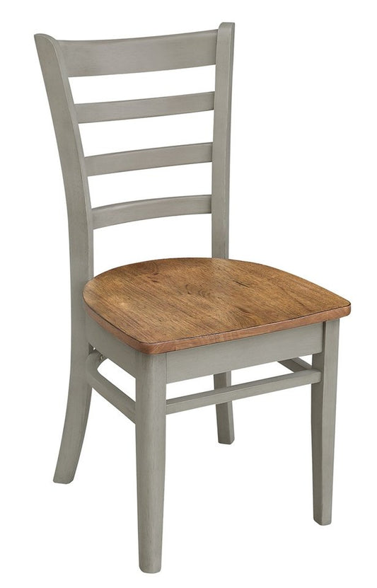 Dining Essentials - Emily Chair in Hickory & Stone (Set of 2)