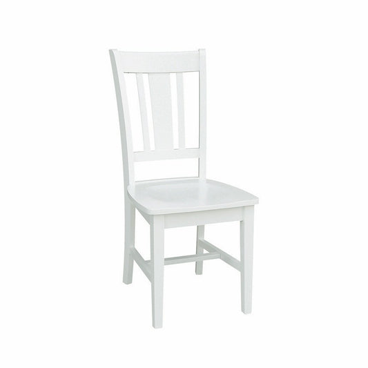 Dining Essentials - San Remo Chair in Pure White (Set of 2)