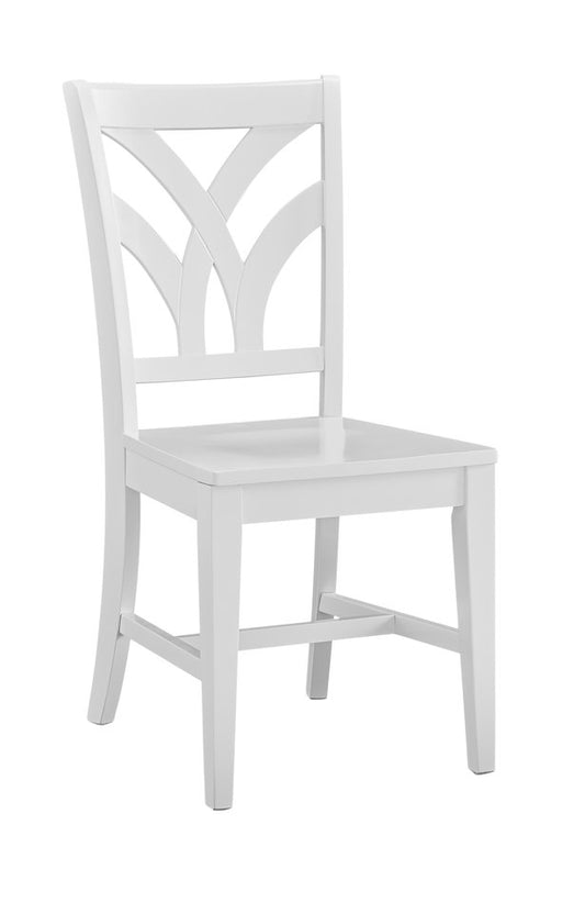 Hampton - Palm Chair in Pure White (Set of 2)