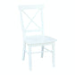 Hampton - X-Back Chair in Pure White (Set of 2)