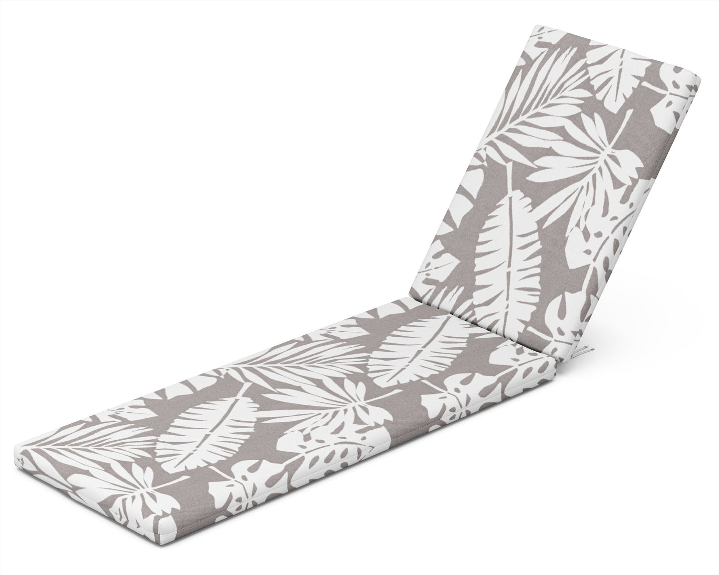 POLYWOOD Chaise Seat/Back Pad — Leaf Grey Mist
