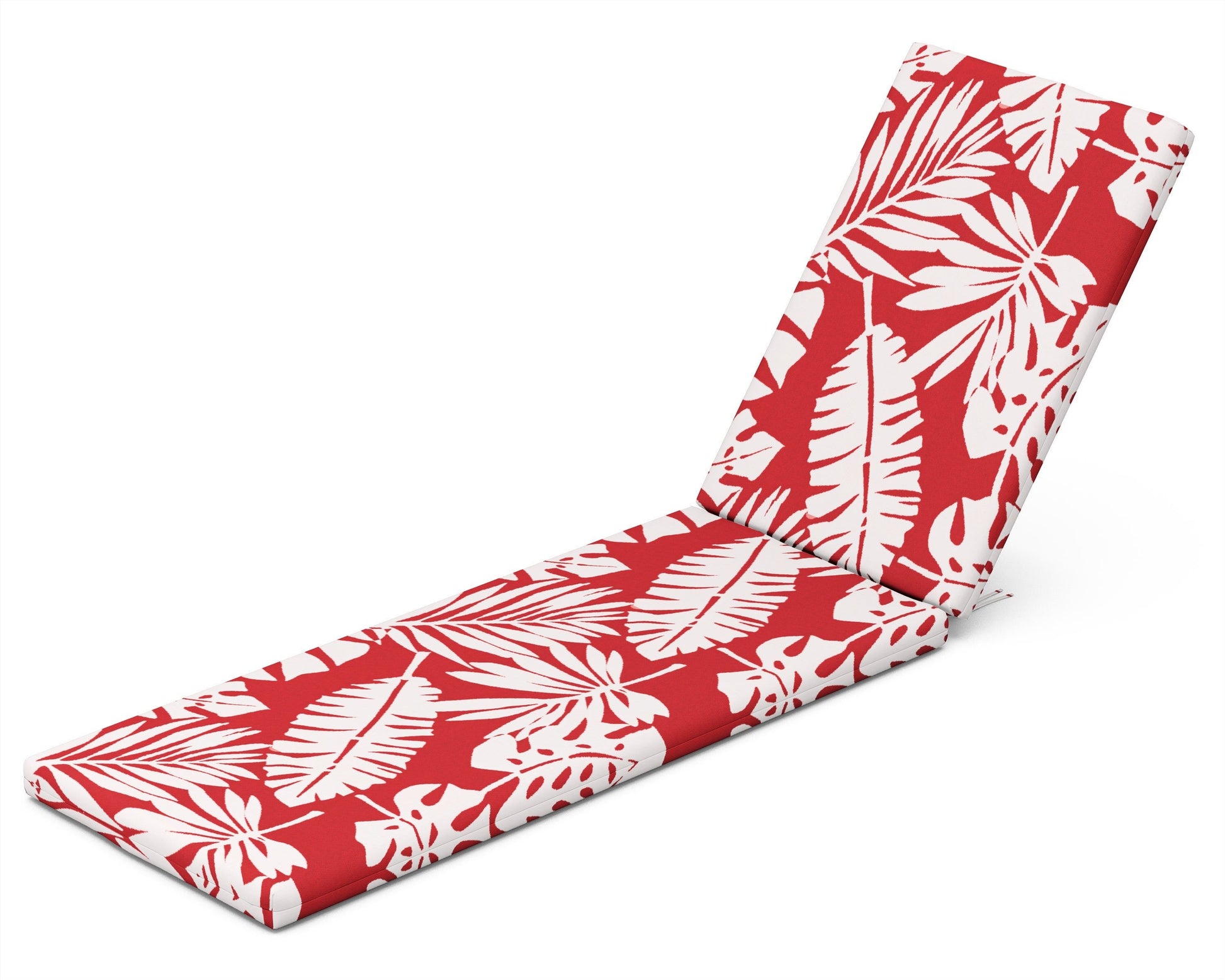 POLYWOOD Chaise Seat/Back Pad — Leaf Crimson