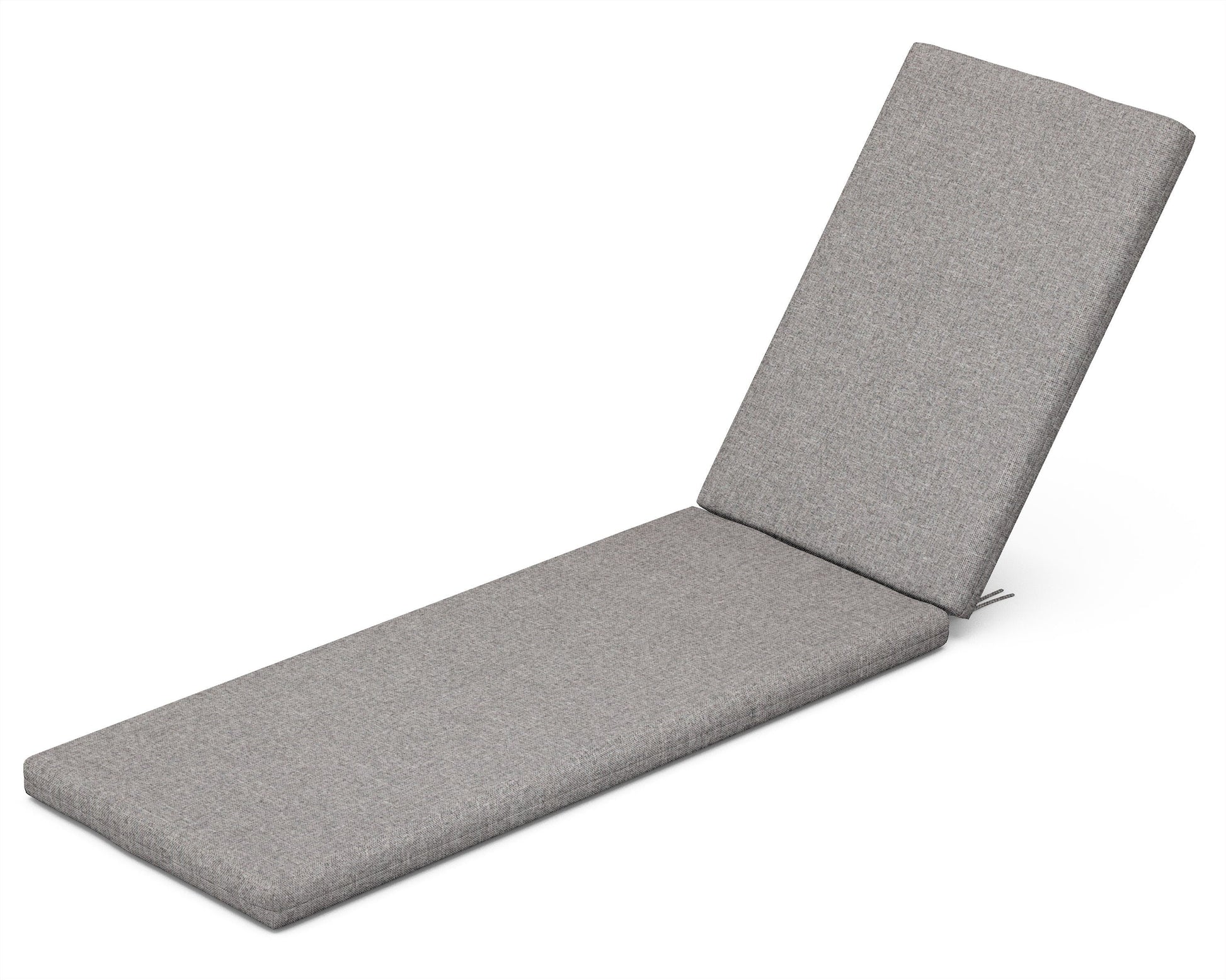 POLYWOOD Chaise Seat/Back Pad — Grey Mist