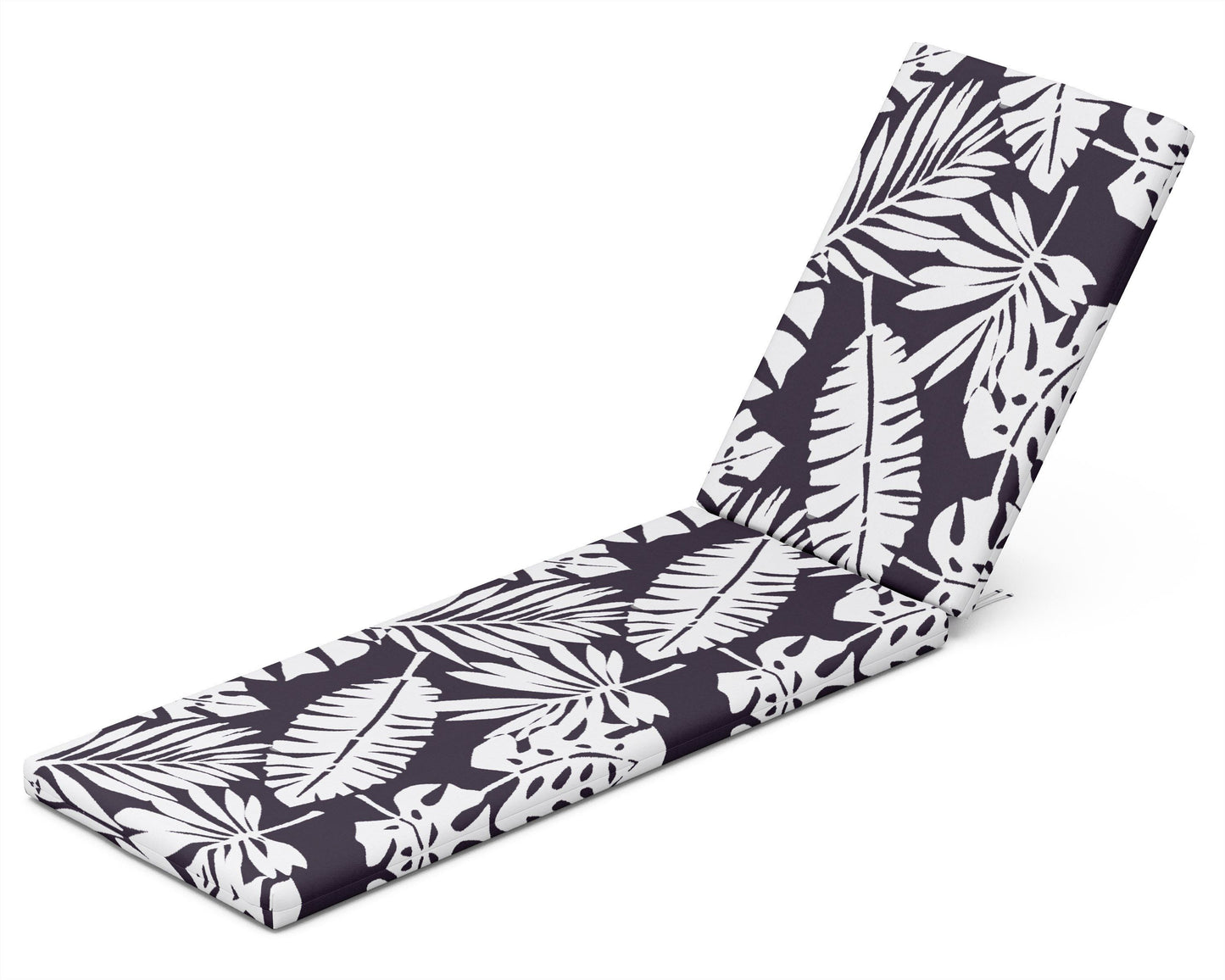 POLYWOOD Chaise Seat/Back Pad — Leaf Navy
