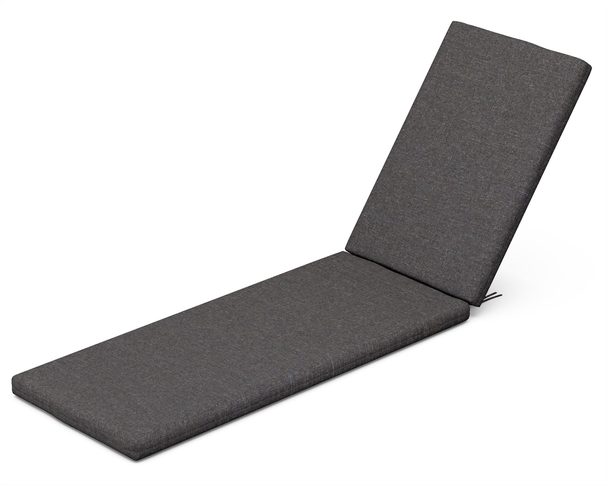 POLYWOOD Chaise Seat/Back Pad — Ash Charcoal
