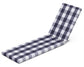 POLYWOOD Chaise Seat/Back Pad — Buffalo Plaid Navy