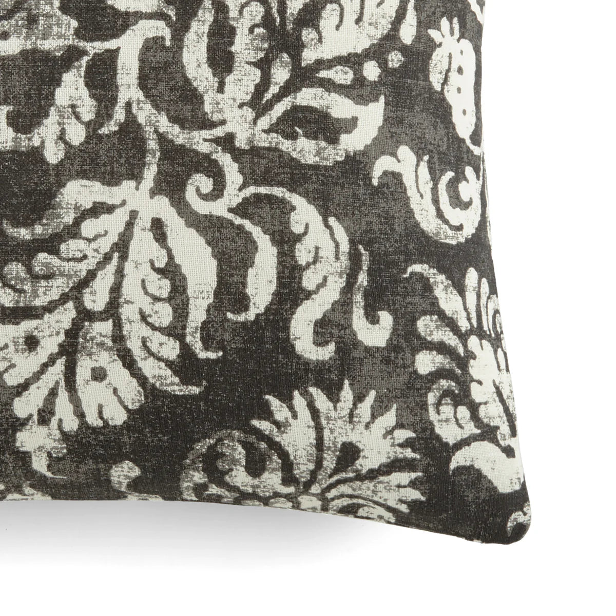 Distressed Floral Elegant Cotton Decor Throw Pillow Cover