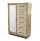Sea Winds - Rio Vista Woven Mirrored Door Chest