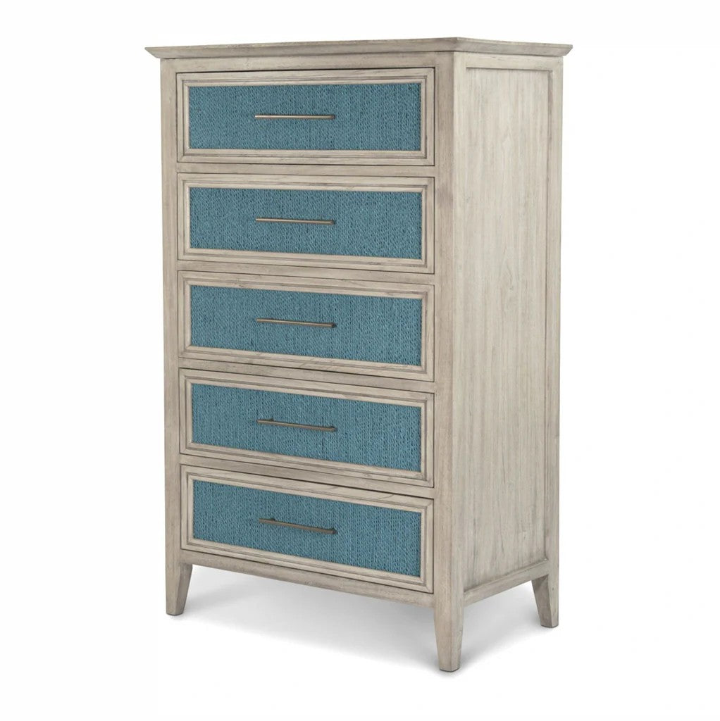 Sea Winds - Ocean Isles 5 Drawer Woven Chest