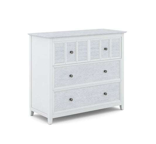 High Tide - 4 Drawer Chest in Chalk & White