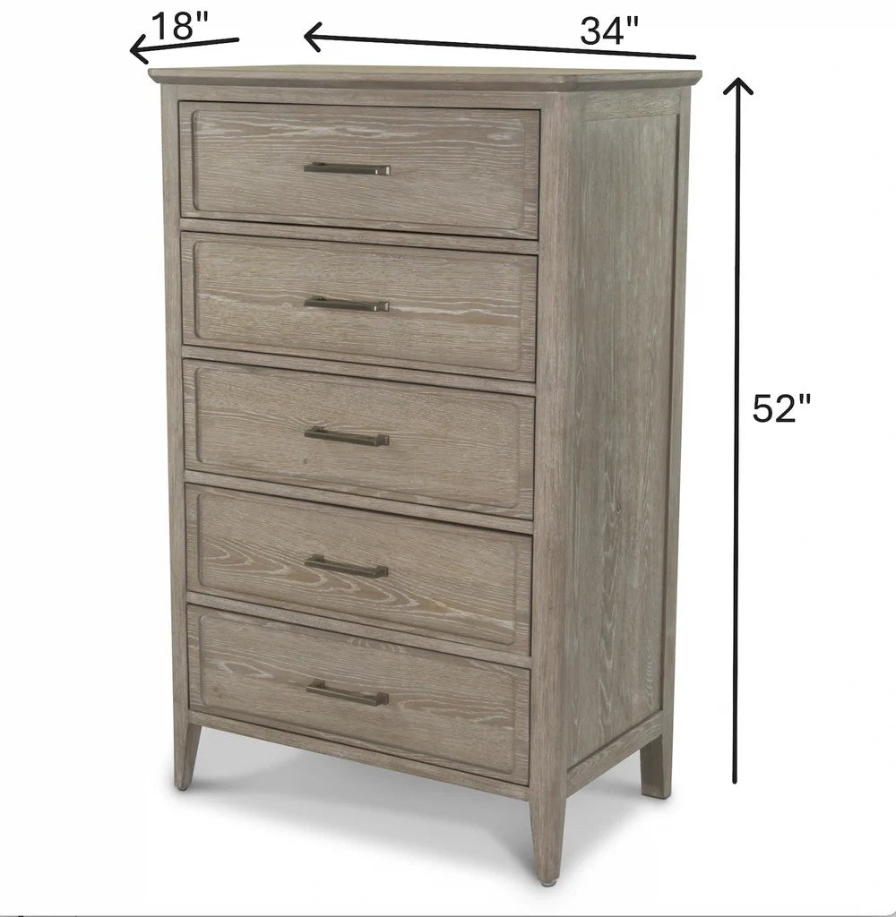 Sea Winds - Cape May 5 Drawer Chest