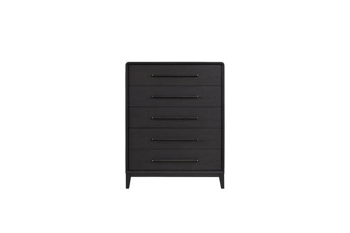 Elure - 5 Drawer Chest with Bar Pulls