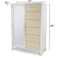 Sea Winds - Miramar Woven Mirrored Door Chest