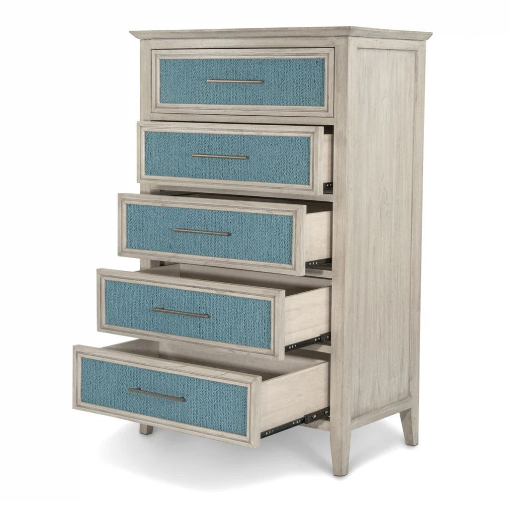Sea Winds - Ocean Isles 5 Drawer Woven Chest