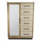 Sea Winds - Rio Vista Woven Mirrored Door Chest