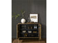 Universal - Sable & Desert-Modern Origami Hall Chest