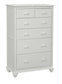 Cottage - 6 Drawer Chest in White