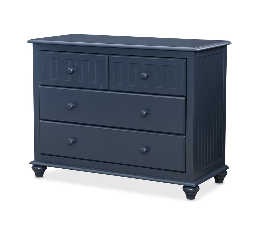 Cottage - 4 Drawer Chest in Denim
